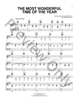 The Most Wonderful Time Of The Year piano sheet music cover